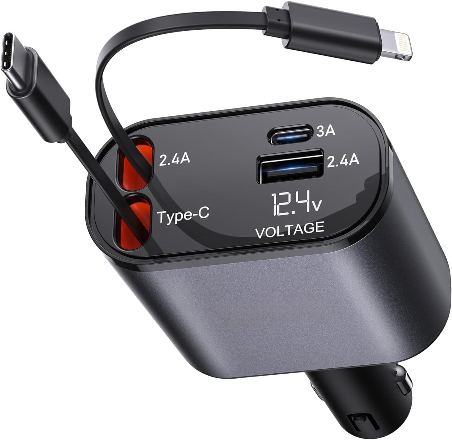 120 Volt Car Retractable Charger