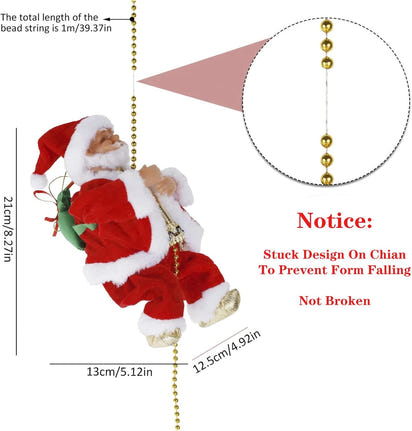 Climbing Santa Holiday Cheer Ornament™
