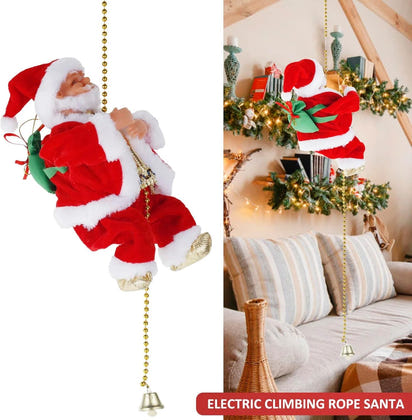 Climbing Santa Holiday Cheer Ornament™
